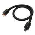 thumbnail image 1 of Cable de Alimentación Hifi, Enchufe de Cobre Puro de 3 Núcleos 12 Awg, Cable de Alimentació Ca de 125 V 15 A Conchufe Estadounidense, Supresión Emi y Rfi Para, 1 of 7