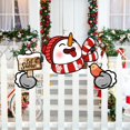 thumbnail image 5 of Christmas Decorations Outdoor Fence Peeker, Christmas Yard Signs with Stakes for Christmas Outdoor Decorations, Xmas Outdoor Yard Sign Lawn Decor, 5 of 9