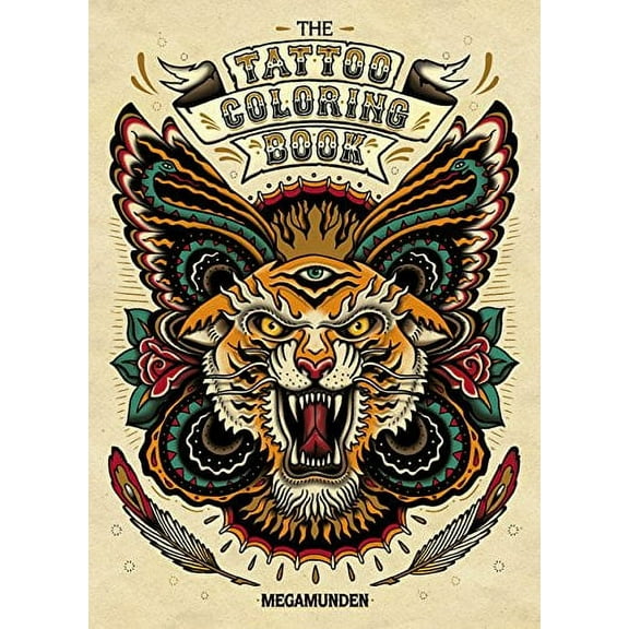 Pre-Owned Tattoo Coloring Book: (Adult Coloring Books, Coloring Books for Adults, Coloring Books for Grown-Ups) Paperback