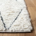 thumbnail image 3 of SAFAVIEH Natura Kuzman Geometric Wool Area Rug, Ivory/Black, 5' x 8', 3 of 7