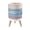 Color 2, variant on Small Trash Can with Lid Luxury gold oriental style Japanese Chinese oriental line art red 1.8 Gallon Dog Proof Trash Can Round Garbage Can Waste Bin Wastebasket for Bathroom Bedroom Living Room
