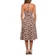 thumbnail image 3 of Vestido Floral de Cuello Halter INSPIRE CHIC para Mujer, Vestido de Verano Sin Mangas, Vestido Midi con Cierre de Encaje en Color Beige Rosa, 3 of 6