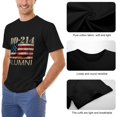 thumbnail image 6 of DD214 Alumni Lively Men's Cotton Short Sleeve HD Print Tee for Casual T-Shirt Crew Neck Top Black 3XL, 6 of 7