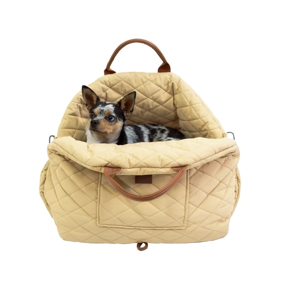 Lit de voyage pour animaux Instachew Mewmew, caramel