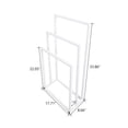 thumbnail image 6 of Metal Freestanding Towel Rack 3 Tiers Hand Towel Holder Organizer for Bathroom Accessories,White, 6 of 6