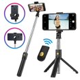 thumbnail image 1 of Bluetooth Selfie Stick, Extendable Portable Selfie Stick Adjustable Telescopic Rotation Stick with Tripod Remote Control, Phone Holder for Smartphones, 1 of 5