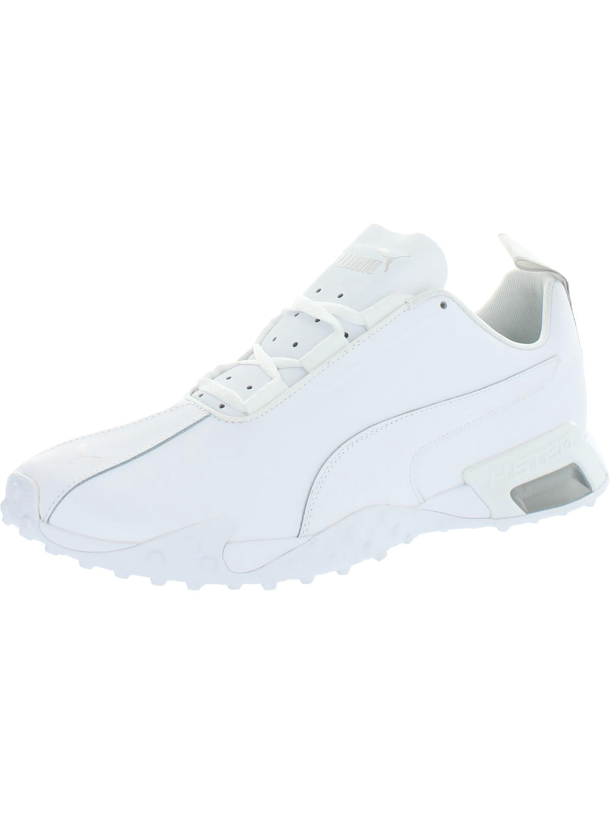 H.ST.20 Mens Leather Fitness Sneakers, Puma White / 10.5