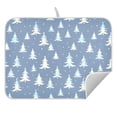 thumbnail image 5 of Ryvnso Christmas Gradient Tree Dish Drying Mat for Kitchen Countertop 18x24 Large Dish Pad Drainer Rack Dish Sink Mats, 5 of 7