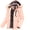 Pink, variant on Ellswos-Sports Women's Winter Ski Jacket Waterproof Snow Coats Snowboard Fleece Lining Jacket Warm Parka with Hooded Black L