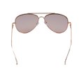 thumbnail image 3 of Women's Metal Large Aviator Gold Frame w/ Light Pink Flash Lens - 12 Pack, 3 of 3