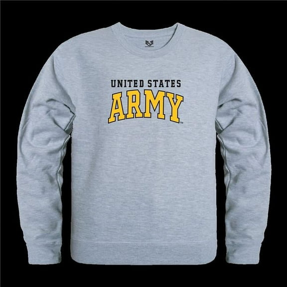 Rapid Dominance RS3-AM1-HGY-01 US Army 1 Graphic Crewneck Sweatshirt - Heather Grey - Small