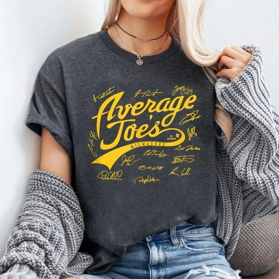Just a Bunch of Average Joes - Milwaukee Baseball T-Shirt Unisex, Sizes S-5XL, Gategoo