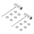 thumbnail image 3 of Wrench Nut Kit,2 Set Wrench Guide Chainsaw Wrench Iron Wrench Nut Set High-Precision Functionality, 3 of 14