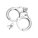 thumbnail image 2 of Vogacara Restricciones Cuff Sadism Masochism Bracelet Pareja Cuffs Foreplay Fetish Gaming Adult Roleplay Home Dormitorio Juguetes novedosos y de broma Plata, 2 of 6