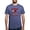 Heather Blue, variant on - Retired Postal Worker Funny Postman Hello T Shirt - Mens Tri-blend T-Shirt