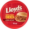 LLOYD'S Shredded Chicken in Barbecue Sauce Fresh, Fully Cooked, Regular, Plastic Tray 16 oz