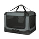 thumbnail image 1 of Transportadora plegable portátil para mascotas con 4 puertas y lados suaves gris 91 x 61 x 61 cm, 1 of 7