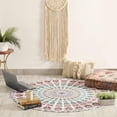 thumbnail image 3 of Round Tapestry Wall Hanging Ombre Hippie Mandala Bohemian Hippy Intricate Indian Tapestries Tablecloth 60 Inches, 3 of 7
