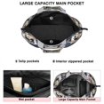 thumbnail image 3 of Pioneer Flower Floral Print Pattern Travel Tote Bags for Women Carry On,Large Weekender Bags for Women Travel,Multi Functional Duffle Bag for Work,Shopping,Sports, 3 of 5