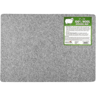 Wool Pressing Mat for Quilting - 22x60 XL Extra Large Felt Ironing Pad 3/8  Thick, 100% Wool Heat Resistant for Ironing, Sewing, Cutting on Ironing  Board, Tabletop, Dryer, Countertop