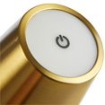 thumbnail image 3 of Mainstays 2-Pack Indoor/Outdoor Rechargeable 13" Table Lamp, Gold, 3 of 8