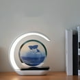thumbnail image 3 of Night Light Sand Painting Border Gift, Wireless Rechargeable Desk Lamp, 100ml Glass Jar, Modern Minimalist Design, For Bedroom/Study, Dimmable LED, USB Charging, Creative Home Decor, Energy Efficient, 3 of 9