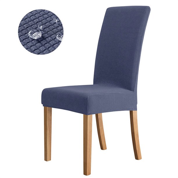 Funda elástica para silla de comedor de hotel para el hogar, funda impermeable de franela con grano de maíz