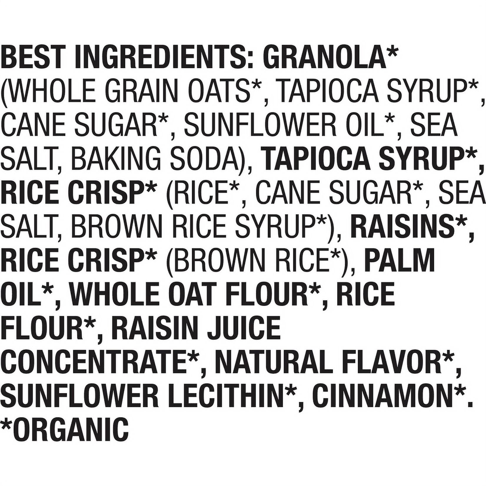 Annie's Organic Chewy Granola Bars, Oatmeal Raisin, 5.34 oz, 6 ct