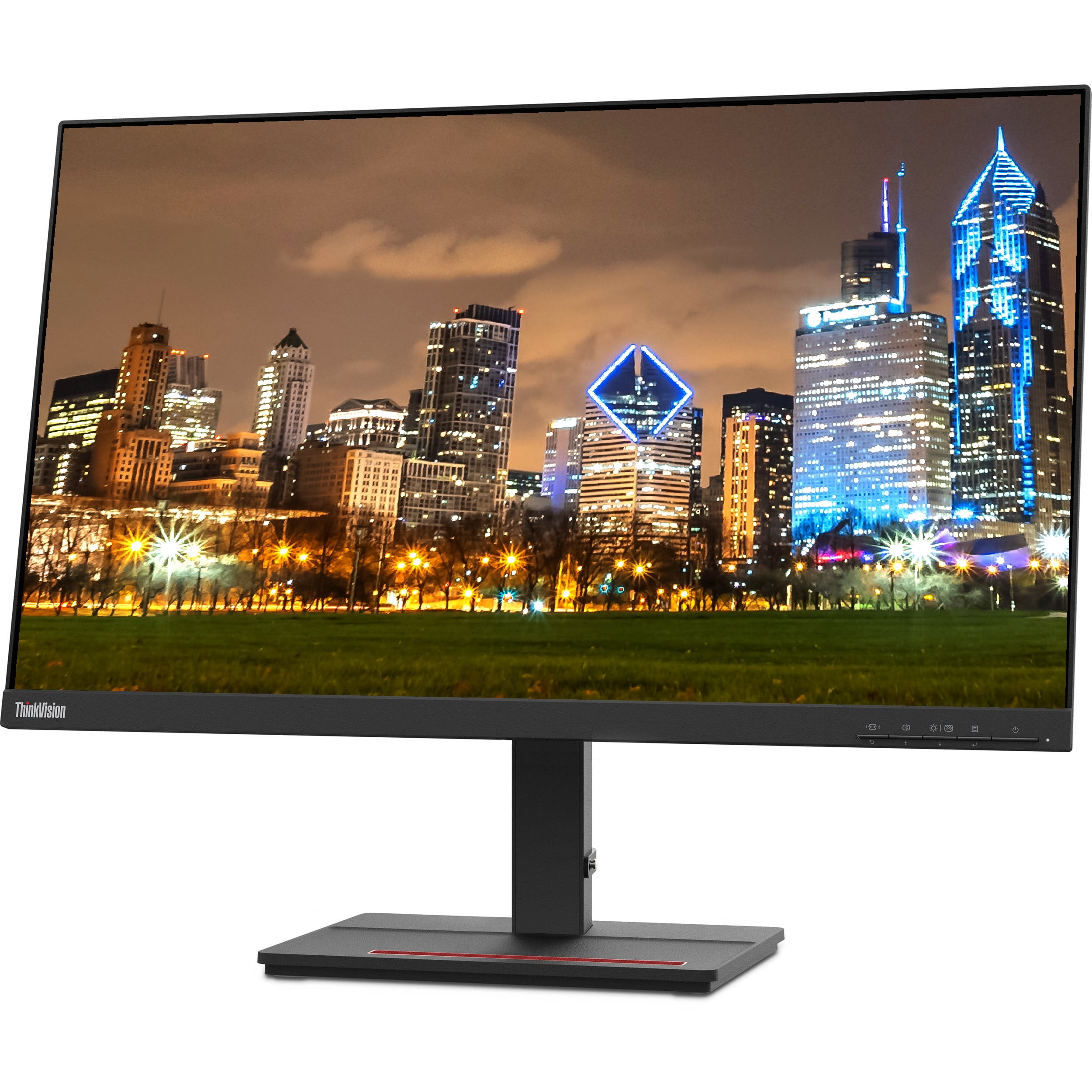 Lenovo ThinkVision S24e-20 23.8" Full HD WLED LCD Monitor 2-Pack Bundle with 250 Nit, FreeSync, 1920 x 1080, Vertical Alignment, HDMI-VGA, Raven Black, Fully Adjustable Desk Mount Monitor Stand