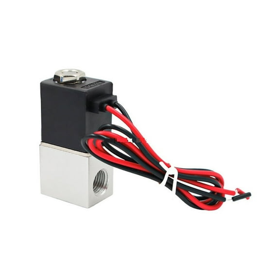 DC 12V 24V Solenoid Valve 1/4" 1/8" 2 Way Normally Closed Direct-acting Pneumatic Valves For Water Air Gas Hot ,Offering Precision and Performance
