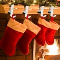 thumbnail image 1 of Ganfancp 4Pc Christmas Stocking Holders 1Pcmetal Hooks Non-Slip Christmas Stocking Hooks For Fireplace Mantle Christmas Party Decoration Ofertas de La Semana 4* Ganchos para Adornos Navideños, 1 of 6