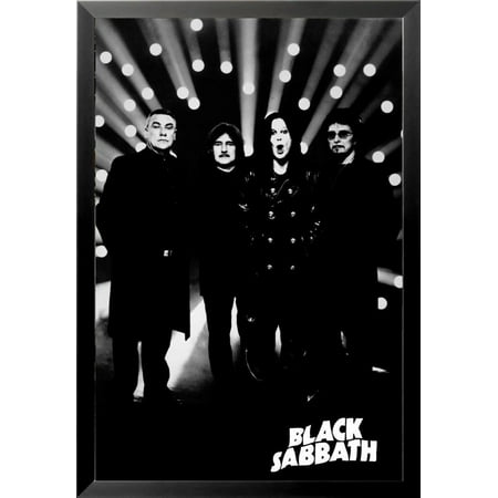 Sabbath Light - Buyartforless FRAMED Black Sabbath Spotlights 36x24 Music Art Print Poster