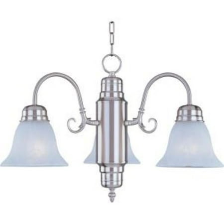 Builder Basics 3-Light Satin Nickel Mini Chandelier