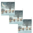 thumbnail image 7 of Dreamtimes Winter Scandinavian Gnomes Baby Muslin Washcloths Face Towel, Landscape Christmas Burp Cloths Cotton Wipes 5 PCS Infant Wash Cloth for Newborn Boys Girls 12x12 inches, 7 of 7