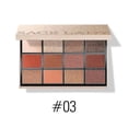 thumbnail image 1 of Paleta de sombras de ojos HUOGUO Matte Glitter Nude Makeup 1,5 g x 1, 1 of 5