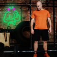 thumbnail image 4 of Letrero de neón Manimo Fitness Frog LED Muscle 30 x 33 cm con alimentación USB, 4 of 7