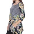 thumbnail image 2 of White Mark Women's Teagan Tunic Top, 2 of 4