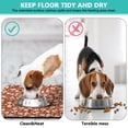 thumbnail image 4 of Floral Print Dog Food Mat with Bloom and Blossom Pattern, Durable Waterproof Absorbent Pet Feeding Mat, 4 of 5