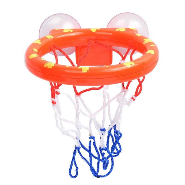NETSENG ouet Baloncesto interactivo para padres e hijos para baño, suministros de baño para bebés, redondo suave, sin lesiones en las manos, ventosa fuerte, adecuado para bebés y niños pequeños Sailing Electrónica