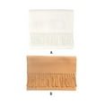 thumbnail image 2 of Ruiboury Lambswool Scarf Fashionable And Versatile Winter Accessory Lightweight Khaki, 2 of 6