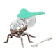 thumbnail image 1 of Tarro de miel de abeja, elegante tarro de miel con forma de abeja y cuchara decorativa. Cian, 1 of 9