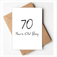 thumbnail image 1 of Cartes de Vœux Mode Art Déco pour Garçon de 70 Ans, Vous Tes Invités, Invitations, 1 of 3