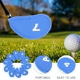 thumbnail image 5 of COMPUKAS 10Pcs Blue Cloth Golfs Club Head Covers for Golfing and Sports 5.3x3.1in, 5 of 8