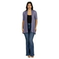 thumbnail image 4 of Womens Open Front Cascading Cardigan, 4 of 4