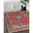 thumbnail image 2 of Ahgly Company Indoor Square Traditional Camel Brown Medallion Area Rugs, 7' Square, 2 of 6