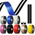 thumbnail image 1 of Visland Road Bike Handlebar Tapes, 2Pcs Non-Slip Faux Leather Elastic EVA Bicycle Handlebar Straps Riding Supplies, 1 of 8