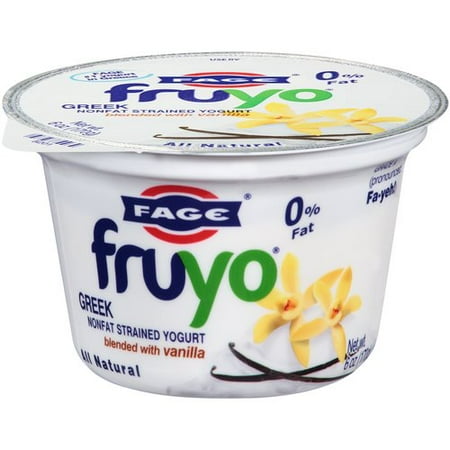 Fage Fruyo Greek Nonfat Strained Yogurt Blended with Vanilla, 6 oz