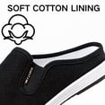 thumbnail image 5 of CHICVOMEY Mules for Men Closed Toe Canvas Slip on Non Slip Breathable Lightweight Casual Outdoor Walking Shoes, 5 of 7