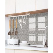 Self Adhesive Wall Tiles,Bexikou 12 Pieces 11.8x11.8in Marble Pattern Backsplash Panels,Waterproof Washroom Wall Panels for Kitchen, Dining Room, Bedrooms & Bathrooms by Achim Home Decor