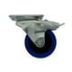 thumbnail image 5 of Rueda de 4 de goma termoplastica GOWU color AZUL CON herraje de placa giratoria CON freno Carga 180 kg, 5 of 8
